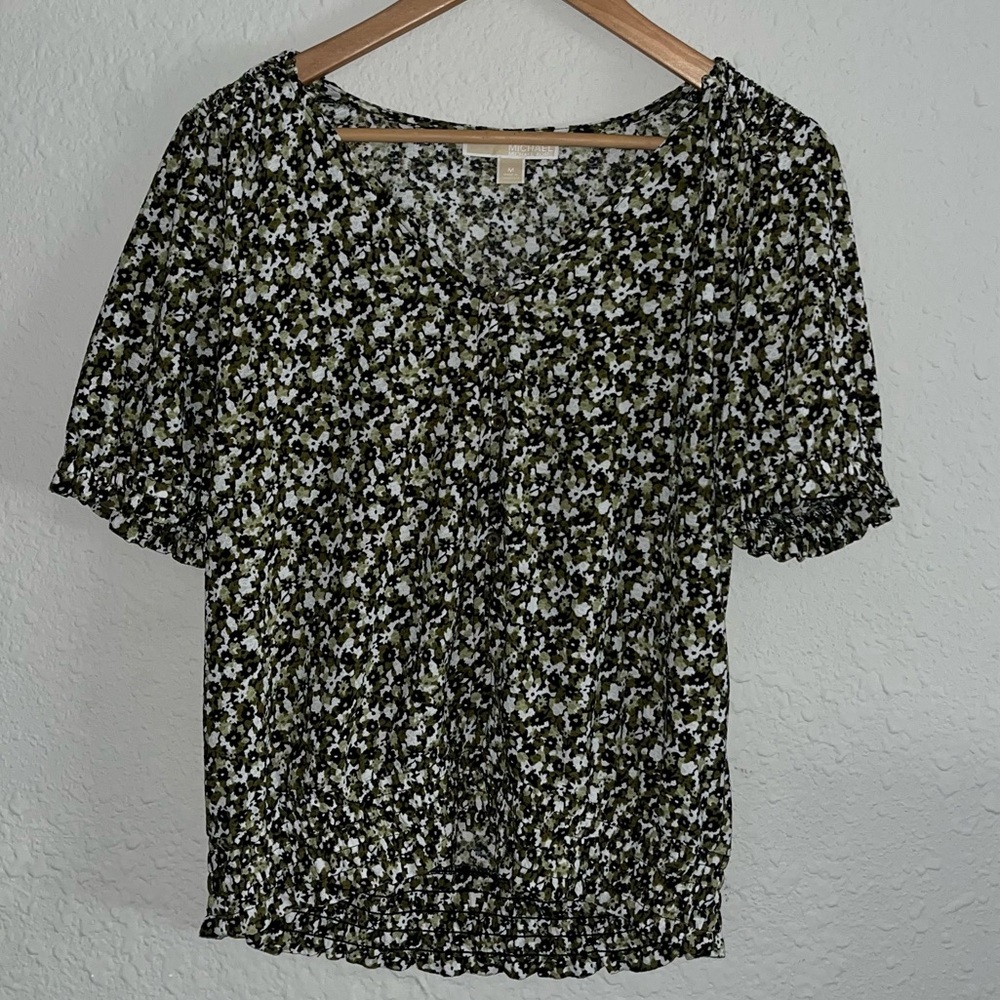 Michael Kors Floral Blouse - Picture 2 of 8